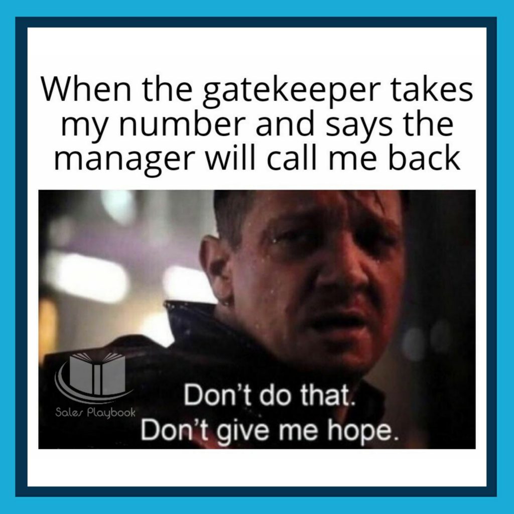 Gatekeeper Definition Sales Funnel Professor
