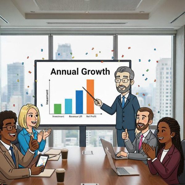 The Sales Funnel Professor giving a training session on measuring ROI
